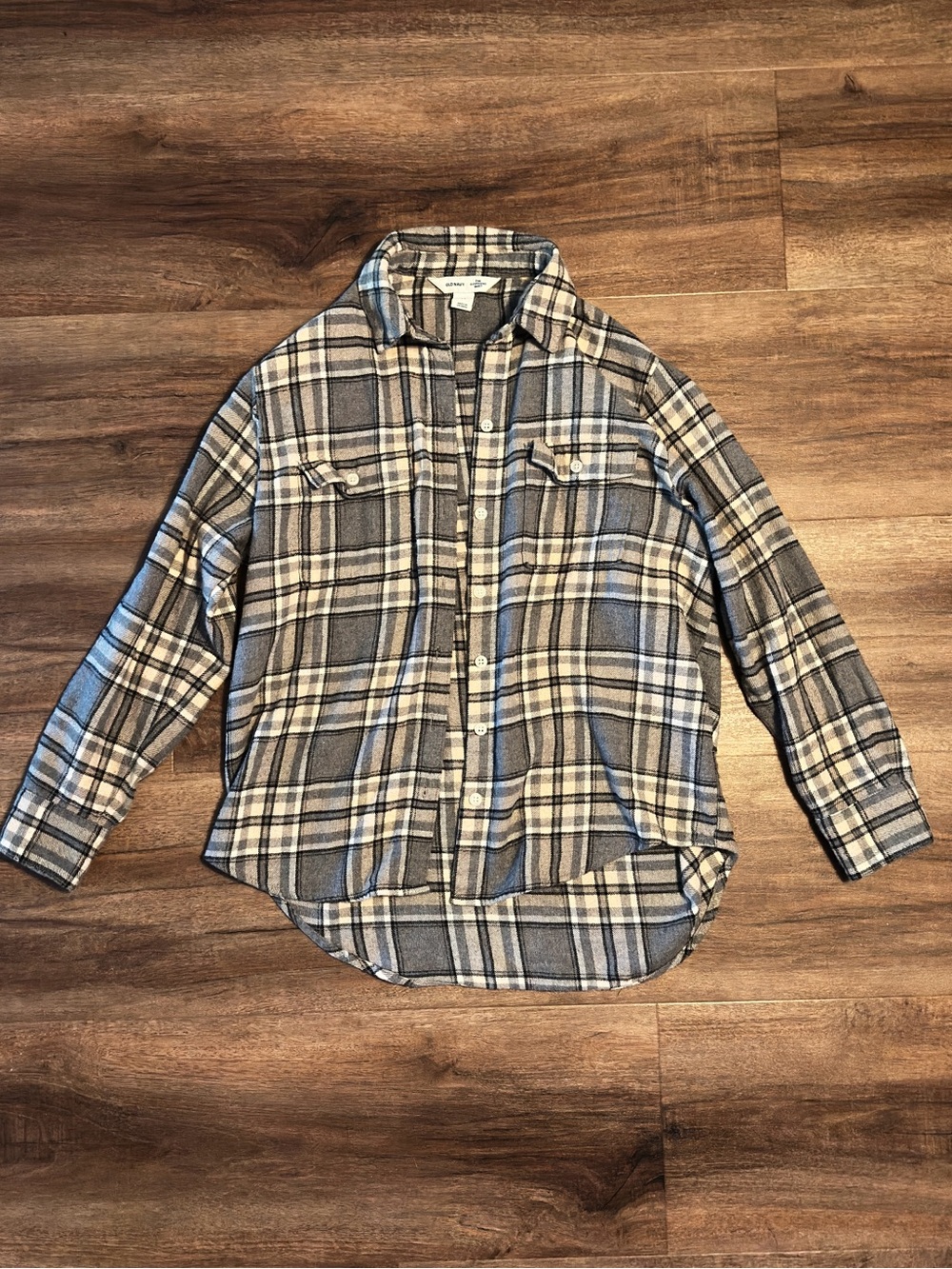 Old Navy The Boyfriend Shirt Flannel